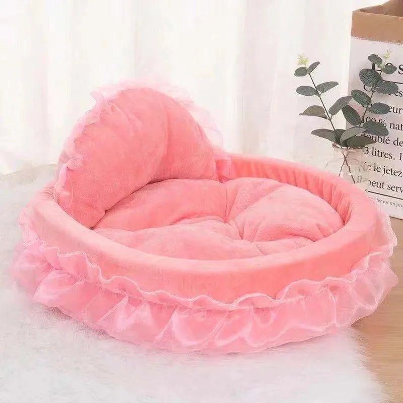Lit Pour Chien - CuteLaceDogBed™ - Rose - Paradis de Chien
