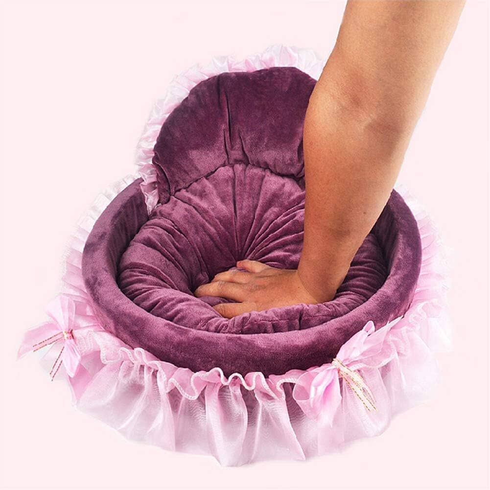 Lit Pour Chien - CuteLaceDogBed™ - Violet - Paradis de Chien