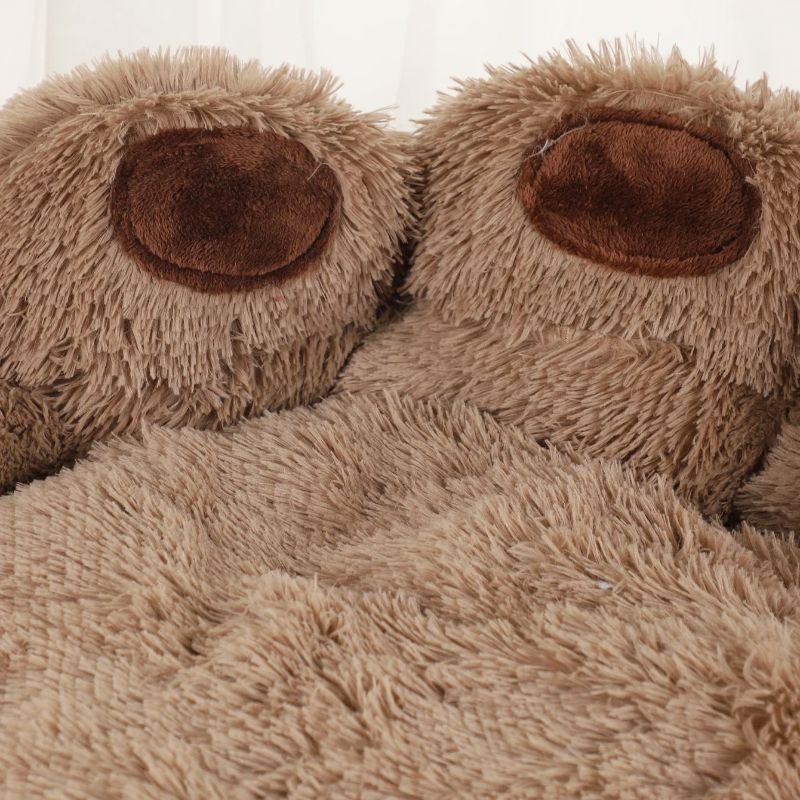 Lit pour Chien - FluffyDogBed™ - Café - Paradis de Chien