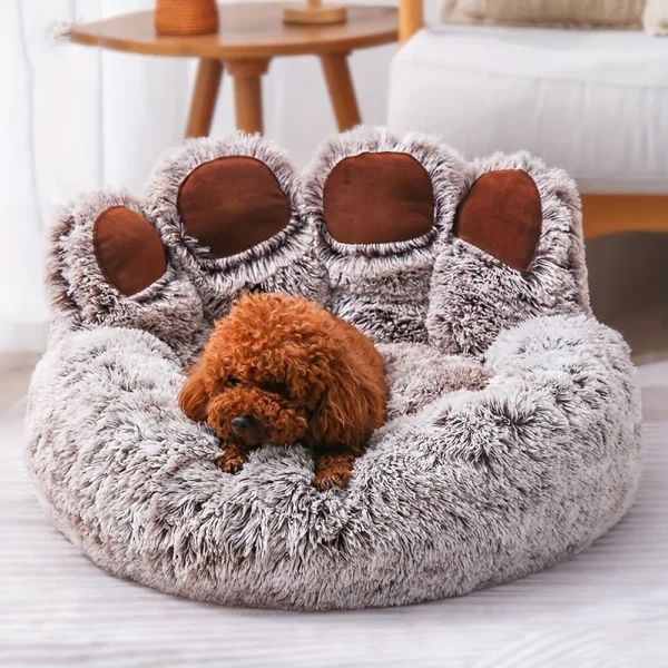 Lit pour Chien - FluffyDogBed™ - Café Dégradé - Paradis de Chien