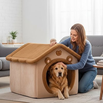 Maison pour chien | Confort Résistant - Paradis de Chien