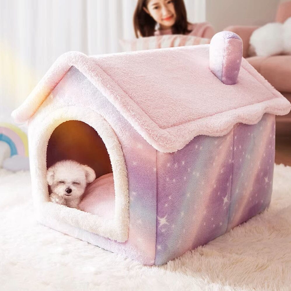 Niche Chien - ComfortableDogHouse™ - Étoile Arc - en - ciel - Paradis de Chien