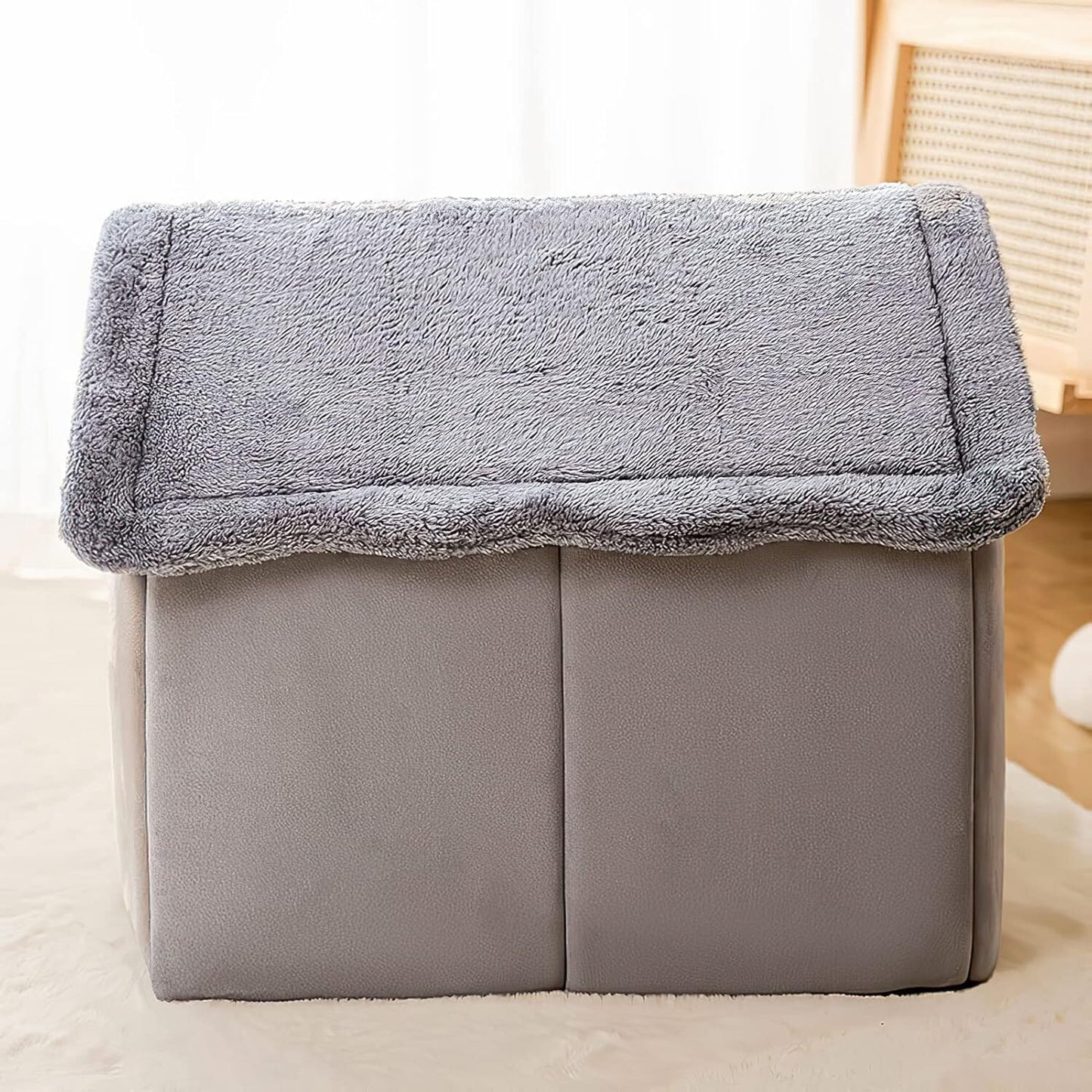 Niche Chien - ComfortableDogHouse™ - Gris Lapin - Paradis de Chien