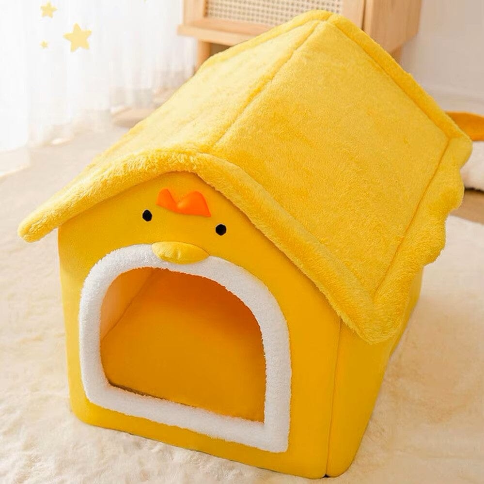 Niche Chien - ComfortableDogHouse™ - Jaune Poussin - Paradis de Chien