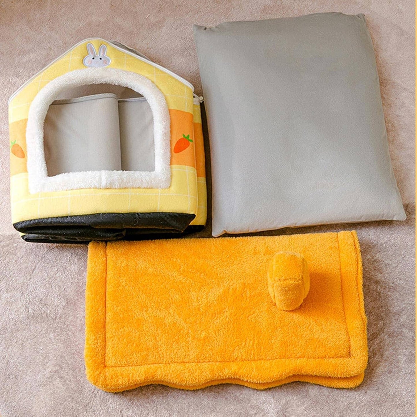 Niche Chien - ComfortableDogHouse™ - Orange Carotte - Paradis de Chien