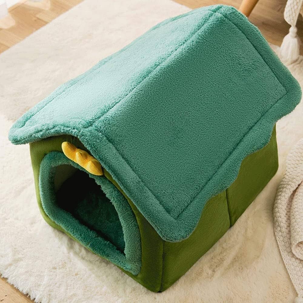 Niche Chien - ComfortableDogHouse™ - Vert Dinosaure - Paradis de Chien