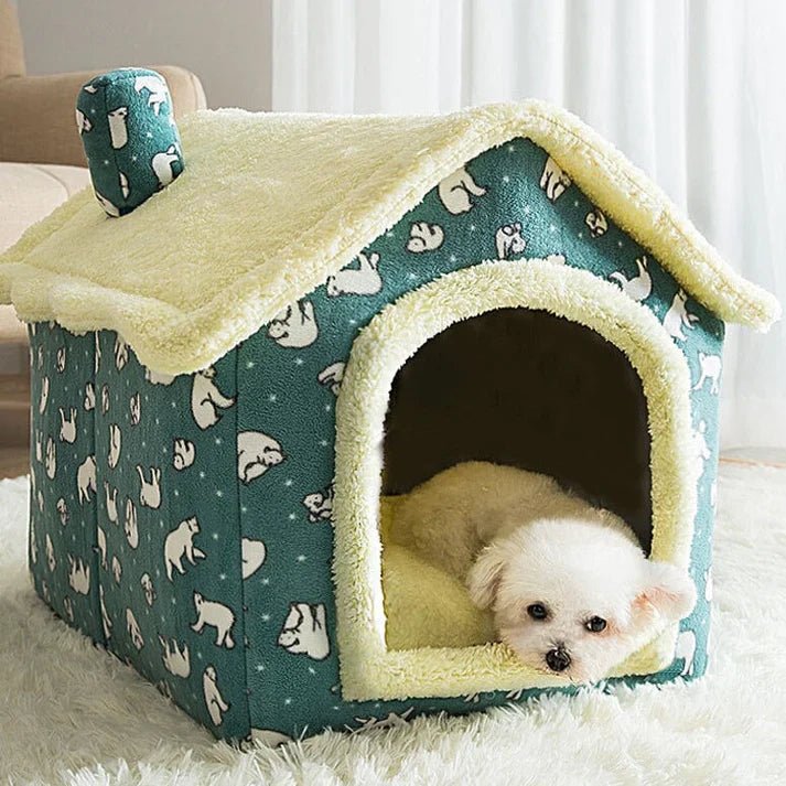 Niche Chien - ComfortableDogHouse™ - Vert Ours - Paradis de Chien