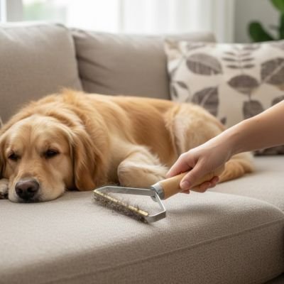 Brosse anti poil | Efficace - Paradis de Chien