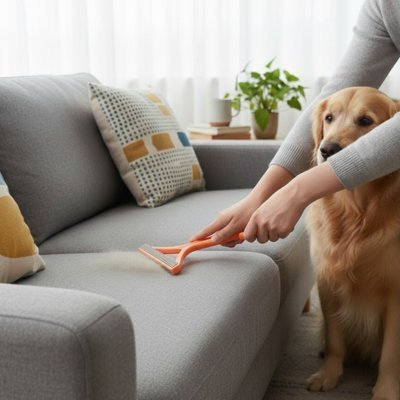 Brosse anti poil | Efficace Réutilisable - Paradis de Chien