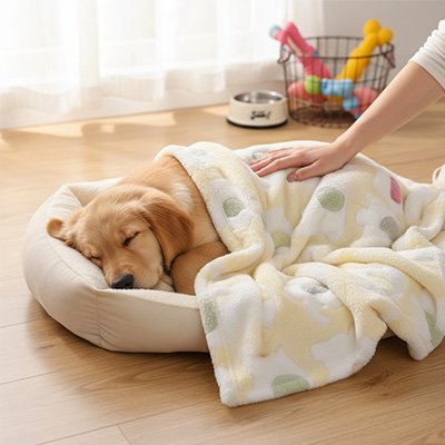 Couverture pour chien | Ultra - Douce Lavable - Paradis de Chien