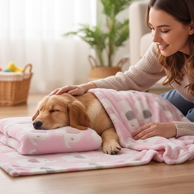 Couverture pour chien | Ultra - Douce Lavable - Paradis de Chien
