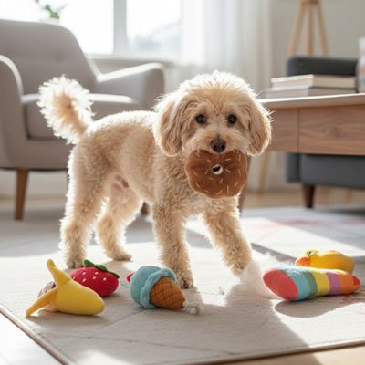 Jouets chien | Durable & Interactif - Paradis de Chien
