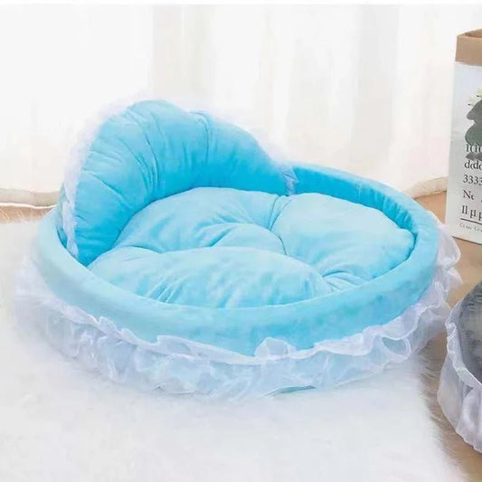 Lit Pour Chien - CuteLaceDogBed™ - Bleu - Paradis de Chien
