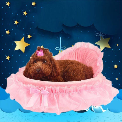 Lit Pour Chien - CuteLaceDogBed™ - Rose - Paradis de Chien