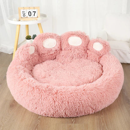 Lit pour Chien - FluffyDogBed™ - Rose - Paradis de Chien