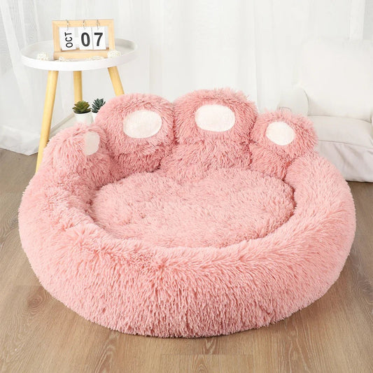 Lit pour Chien - FluffyDogBed™ - Rose - Paradis de Chien