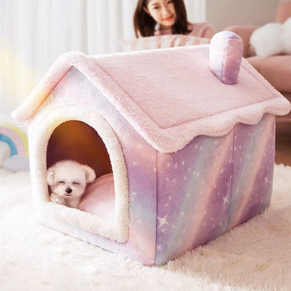 Niche Chien - ComfortableDogHouse™ - Étoile Arc - en - ciel - Paradis de Chien