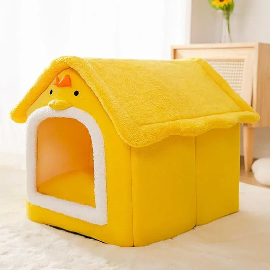 Niche Chien - ComfortableDogHouse™ - Jaune Poussin - Paradis de Chien