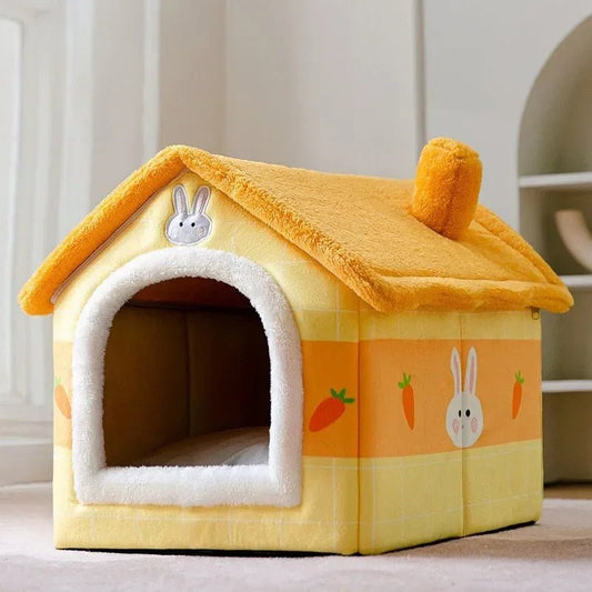 Niche Chien - ComfortableDogHouse™ - Orange Carotte - Paradis de Chien