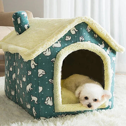 Niche Chien - ComfortableDogHouse™ - Vert Ours - Paradis de Chien