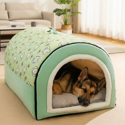Niche pour Chien interieur | Élégance Confort - Paradis de Chien