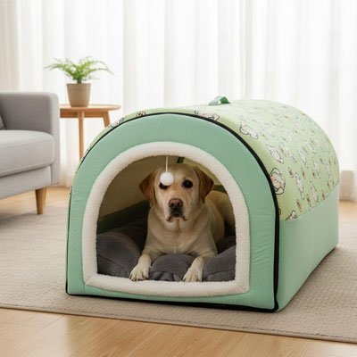 Niche pour Chien interieur | Élégance Confort - Paradis de Chien