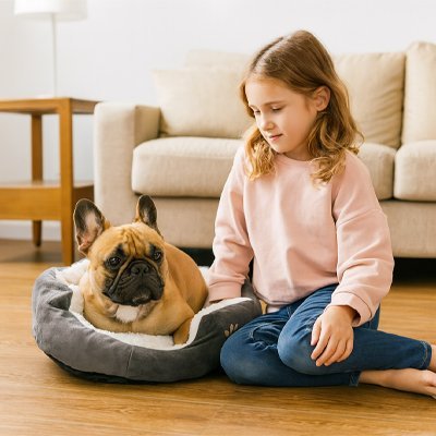 Panier petit chien | Douillet Design - Paradis de Chien