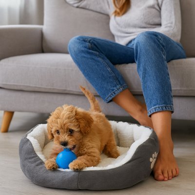 Panier petit chien | Douillet Design - Paradis de Chien