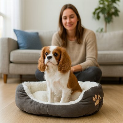 Panier petit chien | Douillet Design - Paradis de Chien