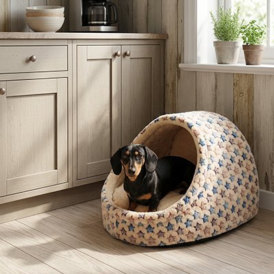 Panier pour Chien | Confortable et Lavable - Paradis de Chien