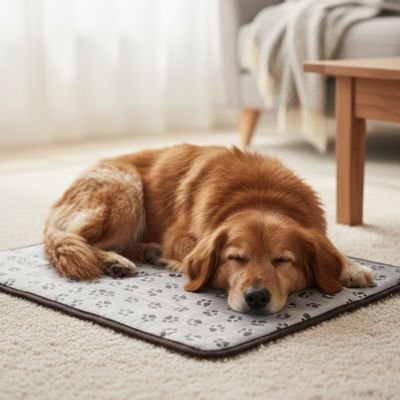 Tapis Chien | Ultra - Absorbant Antidérapant - Paradis de Chien