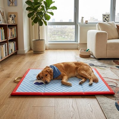 Tapis pour Chien | Confort Antidérapant - Paradis de Chien