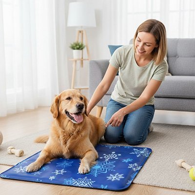 Tapis rafraîchissant Chien | Coolpet - Paradis de Chien