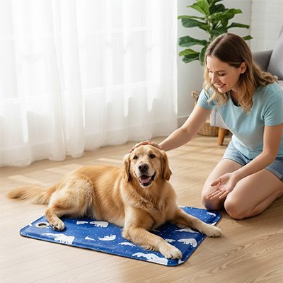Tapis rafraîchissant Chien | Coolpet - Paradis de Chien